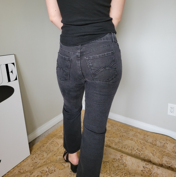 Riders By Lee Black Stretch Jeans Straight Leg - Picture 5 of 9